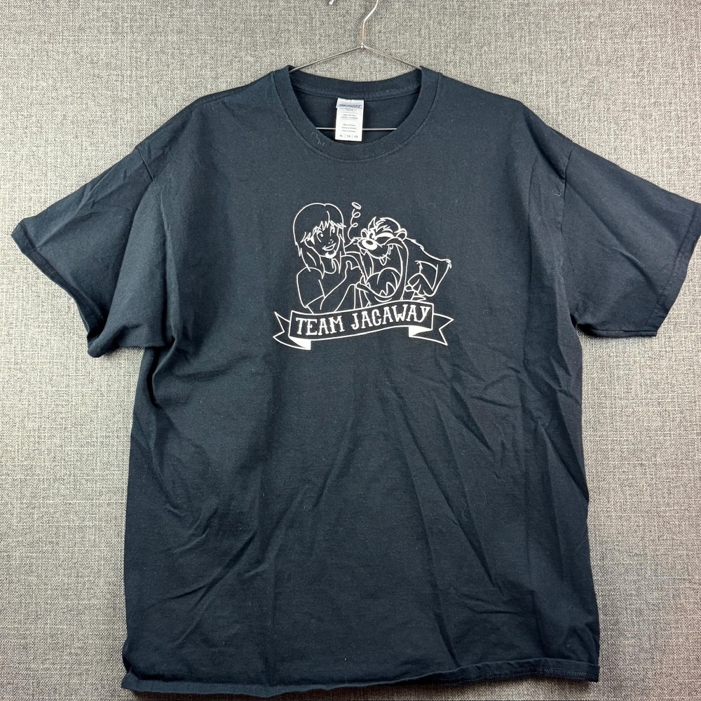 Team Jagaway Shirt Mens Extra Large Black Graphic Tee Gildan Ultra Cotton